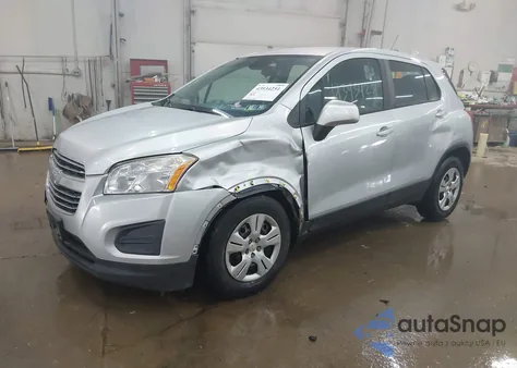 2016 Chevrolet Trax 1Ls z USA, uszkodzony, nr VIN KL7CJKSB1GB760082